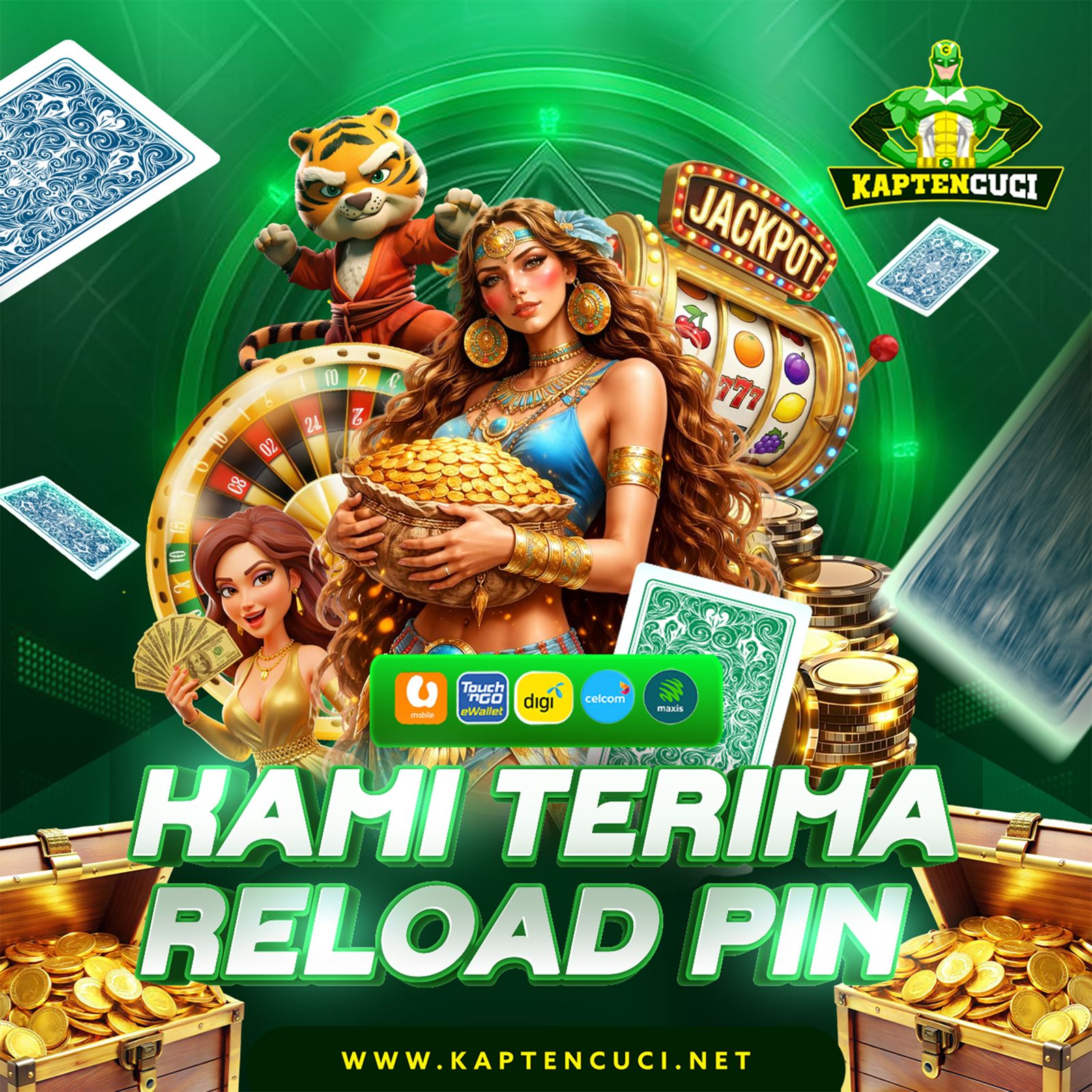 TELCO & TNG  PIN RELOAD