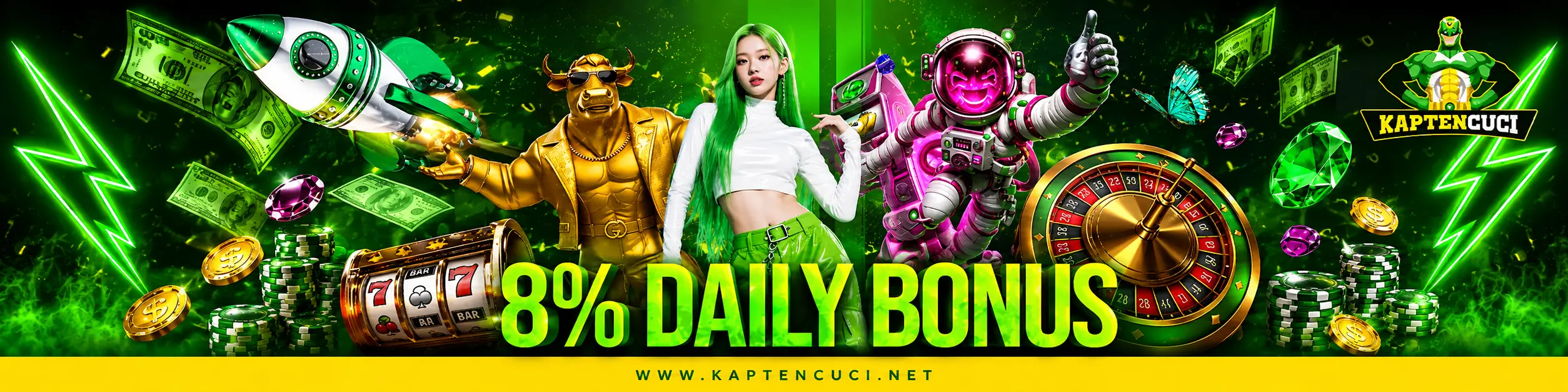 8% DAILY BONUS